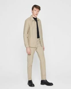 Coupon ✨ Club Monaco Men Super Slim Moleskin 👖 Jeans Light Khaki 💯