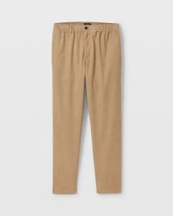 Outlet 🌟 Club Monaco Men Elasticated Corduroy Pants Tan ✨ -Club Monaco Online Shop cm 1465989 alternate4