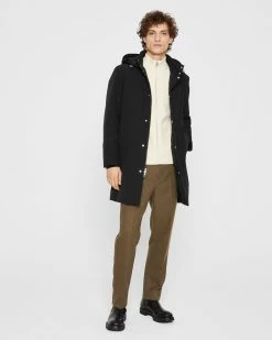 Cheap 🥰 Club Monaco Men Tapered 👗 Dress Trousers Dark Taupe ❤️ -Club Monaco Online Shop cm 1465994 alternate3