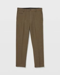 Cheap 🥰 Club Monaco Men Tapered 👗 Dress Trousers Dark Taupe ❤️ -Club Monaco Online Shop cm 1465994 alternate4
