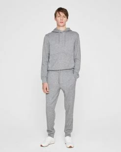 Deals โ Club Monaco Men Brushed Lounge Pants Dark Heather Grey ๐