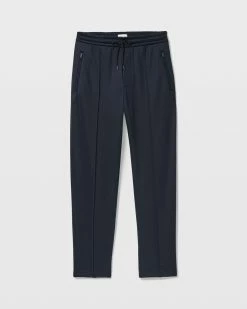 Best Sale 🎁 Club Monaco Men Tech Terry Sweatpants Navy Blue 🎁 -Club Monaco Online Shop cm 1466271 alternate4